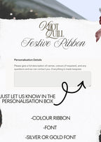 Velvet Bow Bespoke Name Place