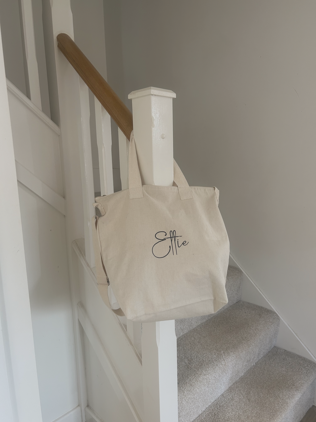 Personalised canvas bag