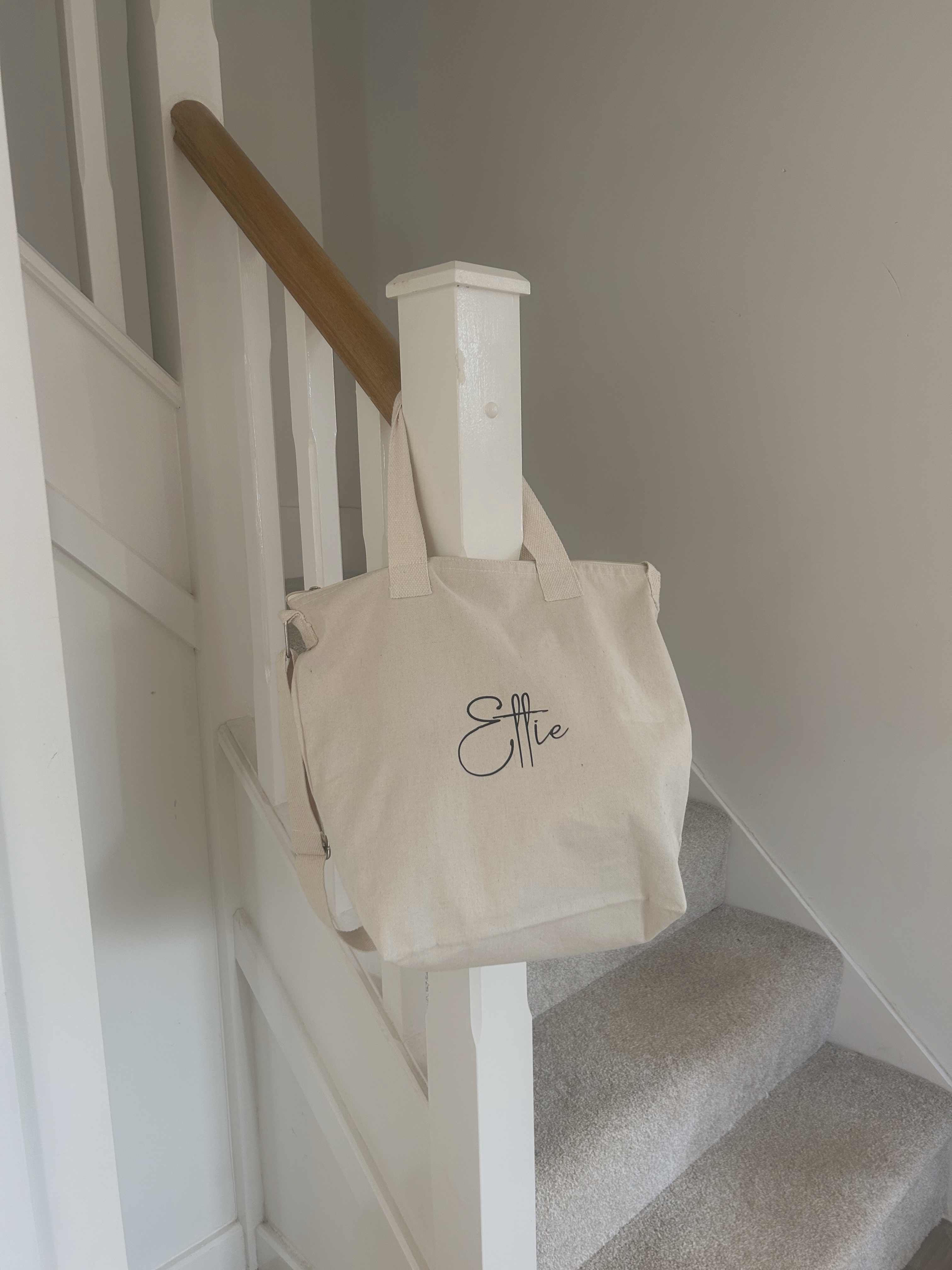 Personalised canvas bag