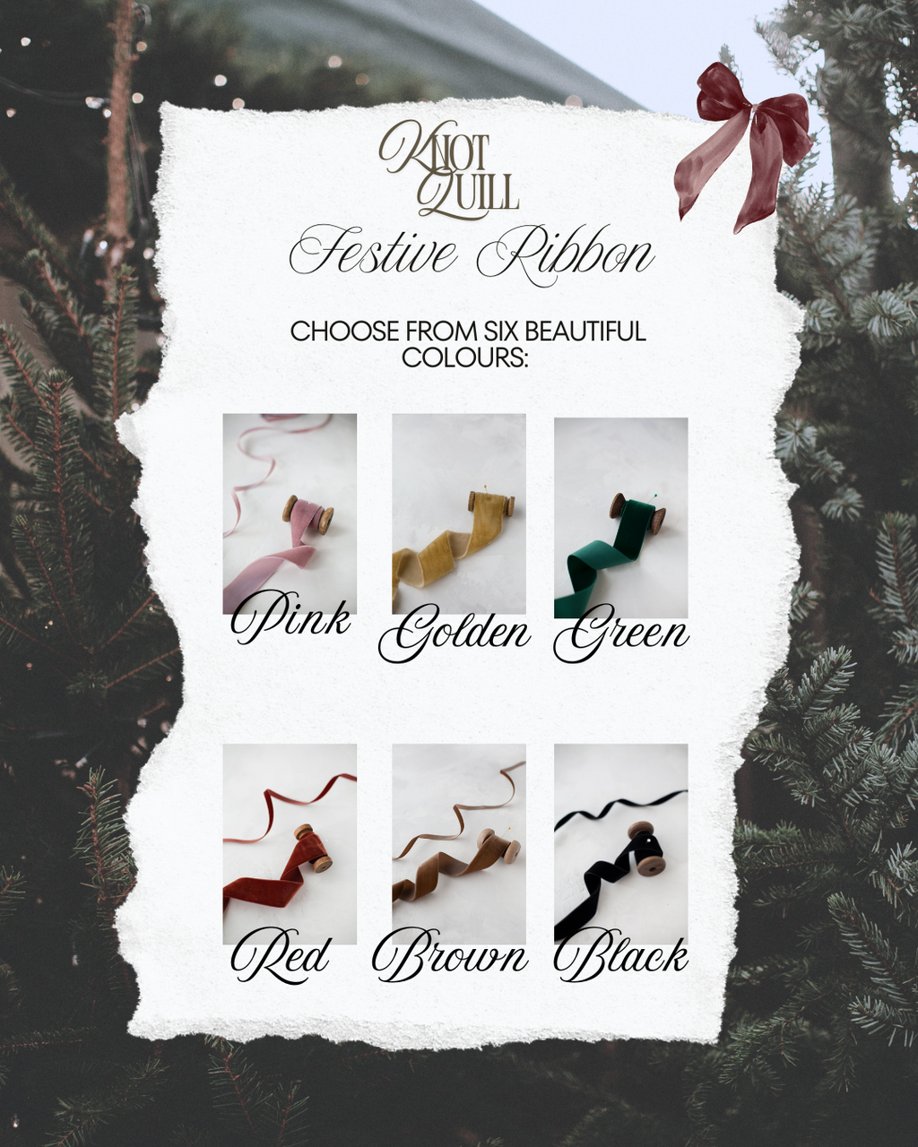 Children’s Christmas outfit hanger | personalised velvet ribbon