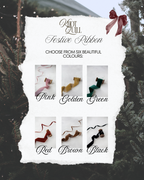 Children’s Christmas outfit hanger | personalised velvet ribbon