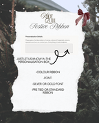 Children’s Christmas outfit hanger | personalised velvet ribbon