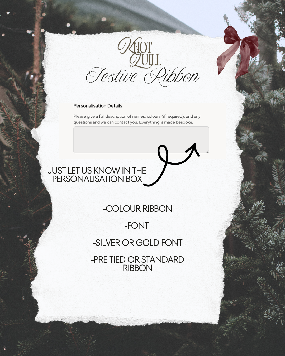 Children’s Christmas outfit hanger | personalised velvet ribbon