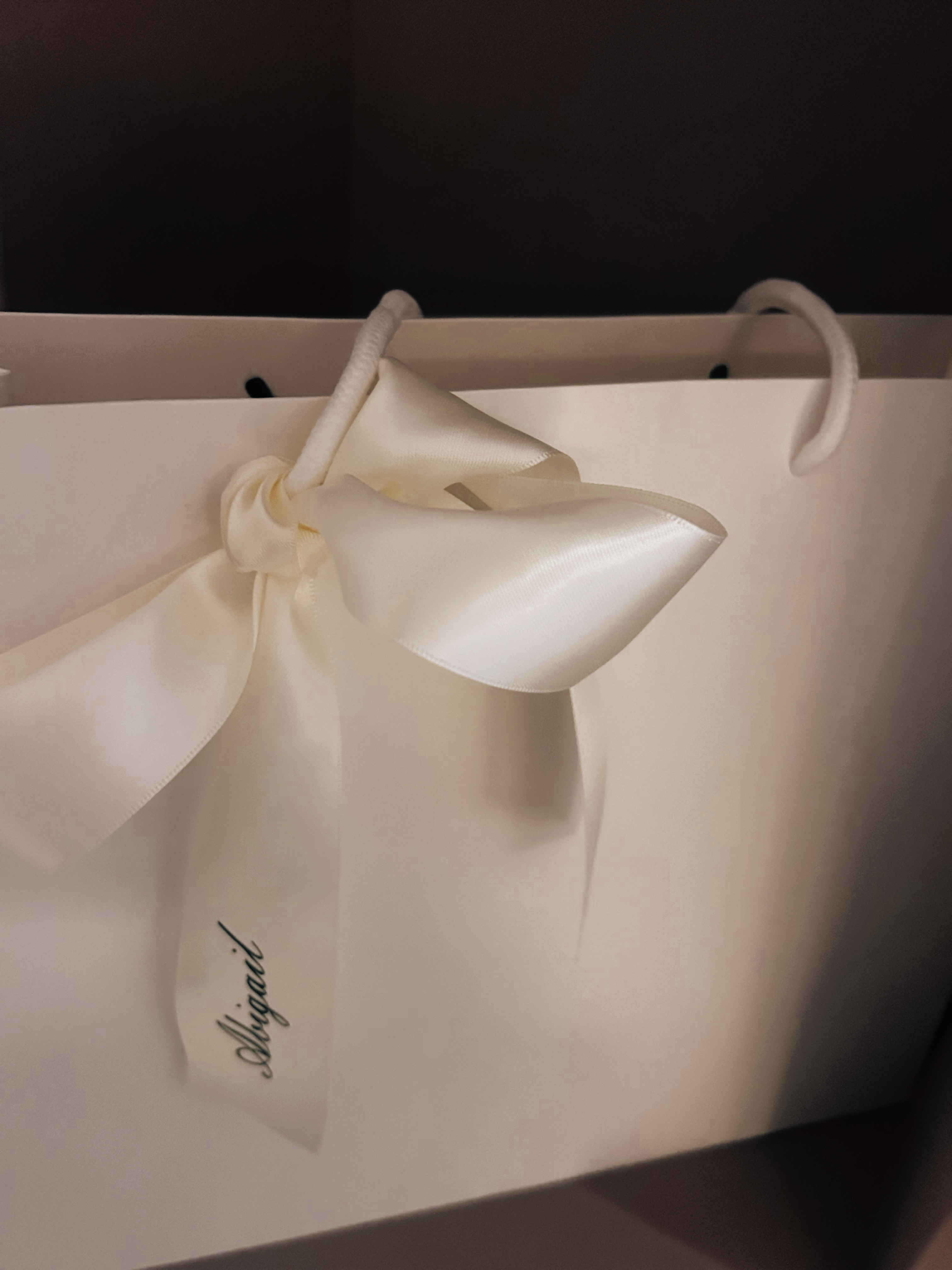 Personalised Ribbon Gift Bag