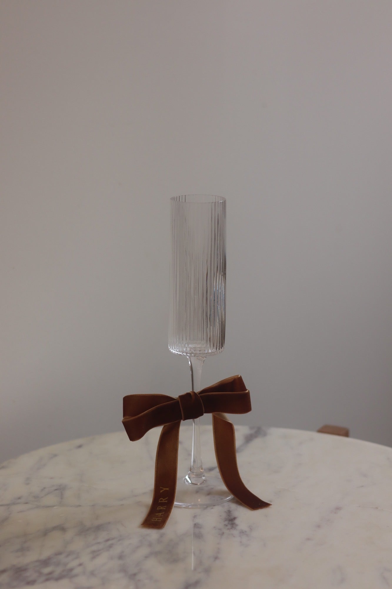 Festive Velvet Custom Drinks Ribbon