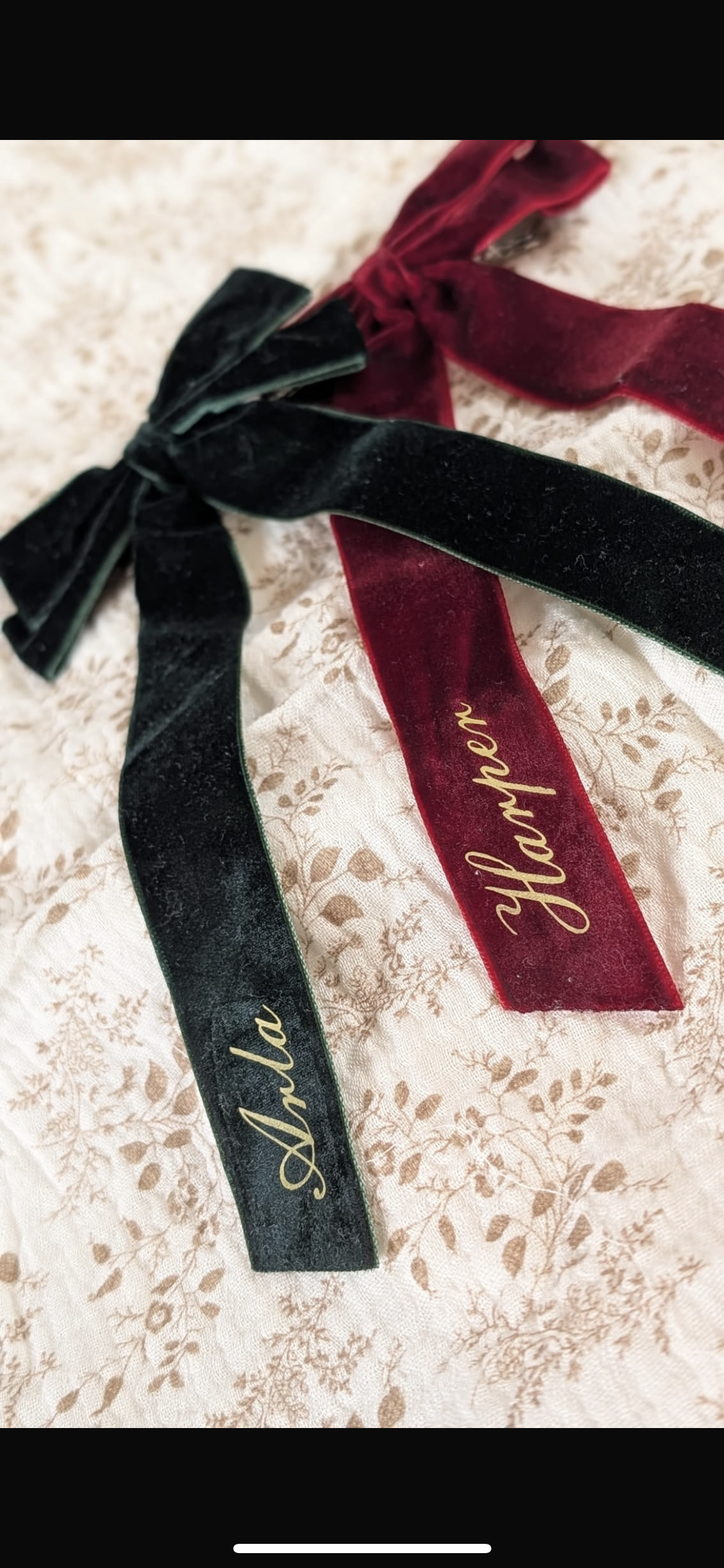 The ✨Christmas✨ velvet bow
