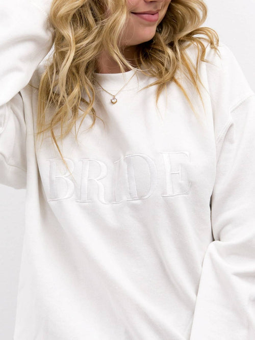 Bride Embroidered Sweatshirt