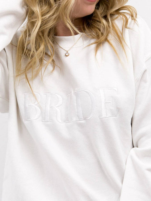 Bride Embroidered Sweatshirt
