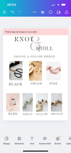 Satin Drinks Ribbon CLASSIC FONT