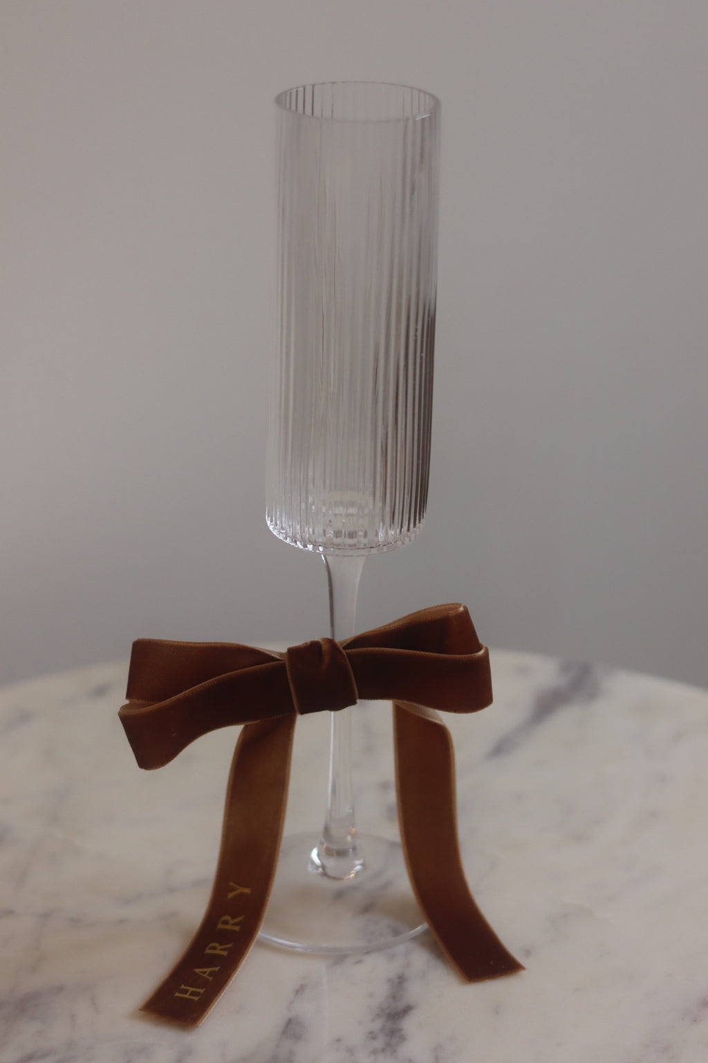 Festive Velvet Custom Drinks Ribbon