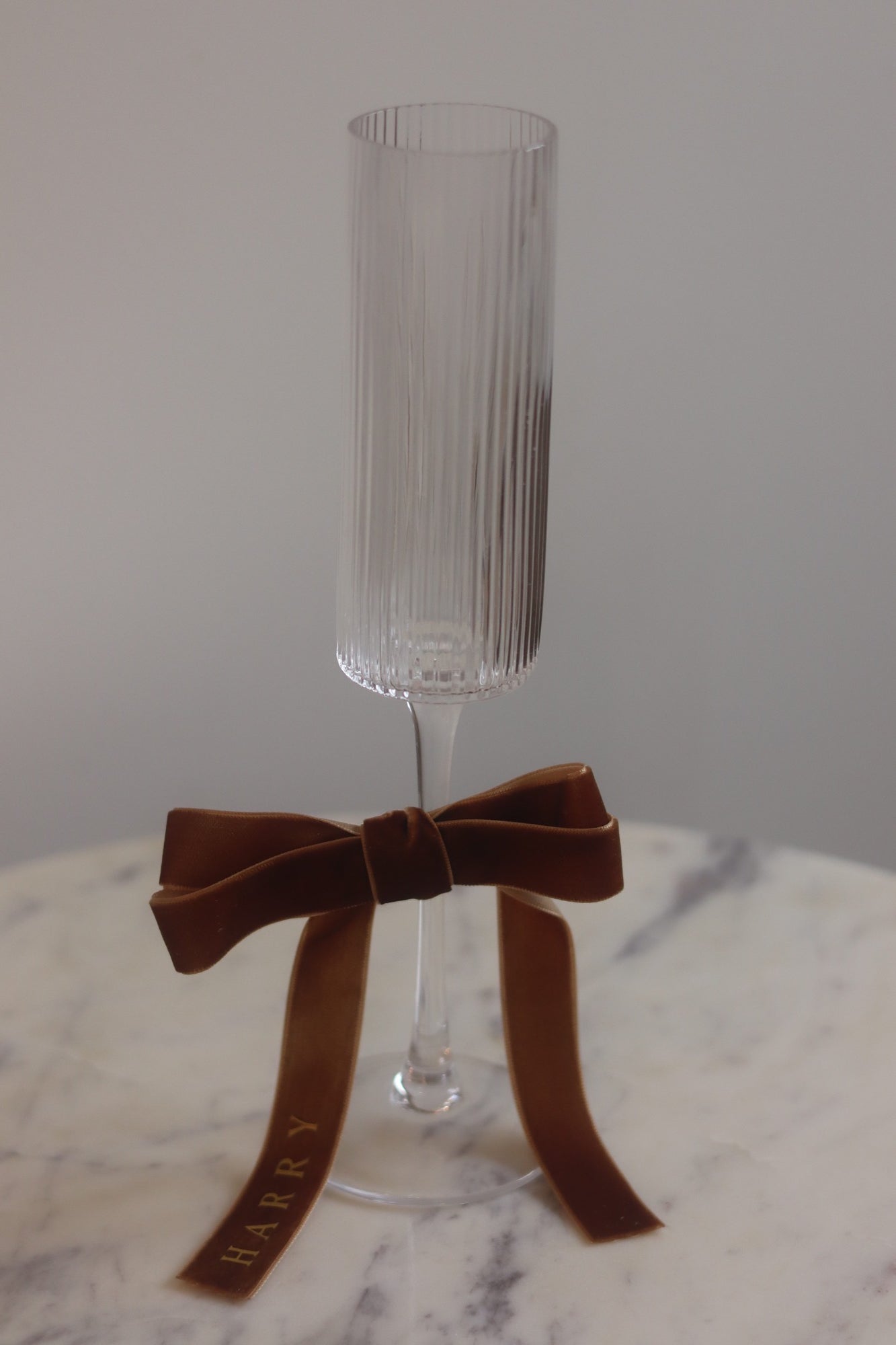Festive Velvet Custom Drinks Ribbon
