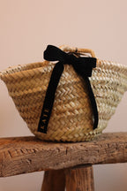 Festive Personalised Ribbon Basket Bag | Hamper | Luxury Gift Bag