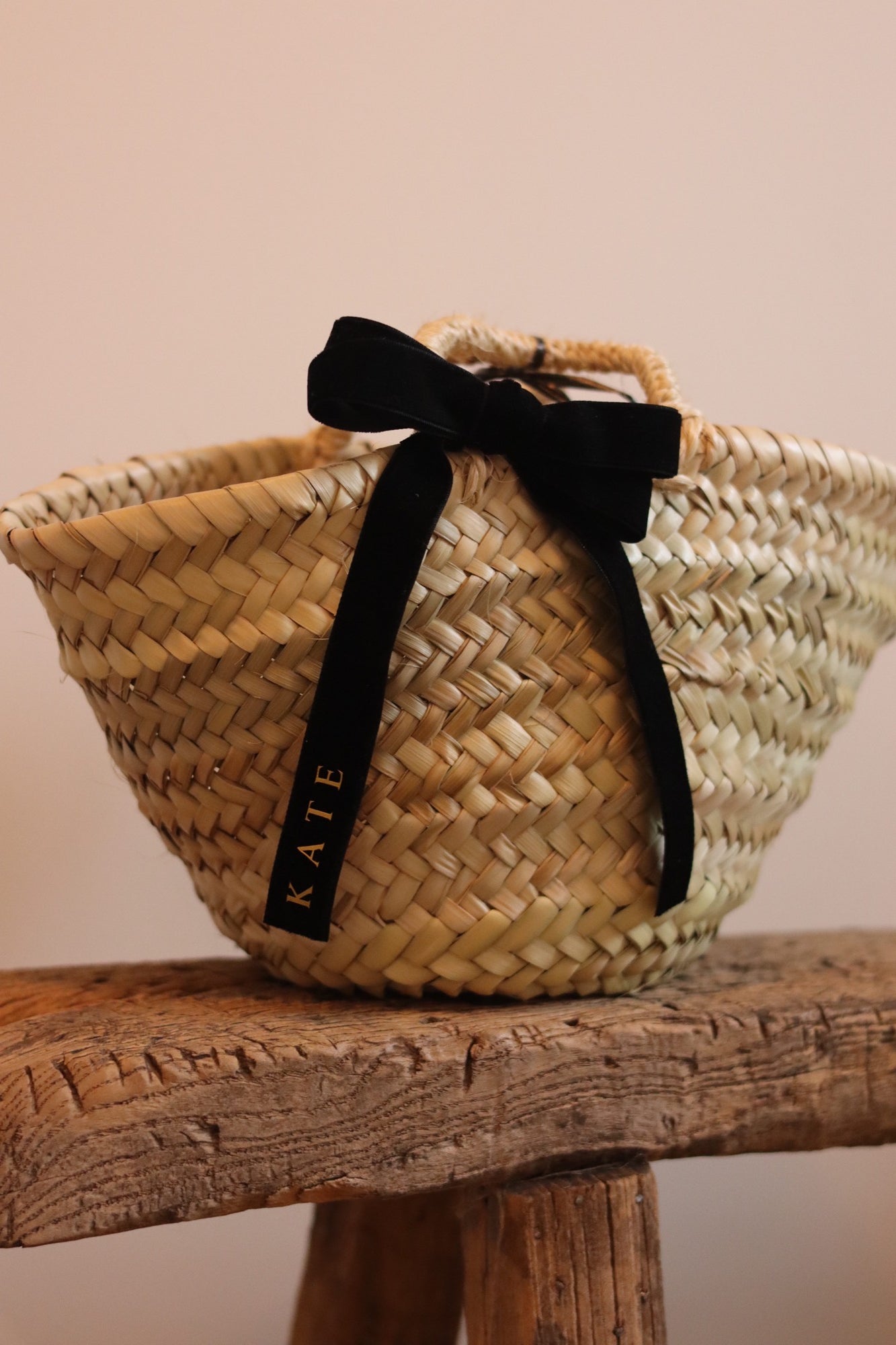 Festive Personalised Ribbon Basket Bag | Hamper | Luxury Gift Bag