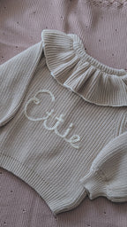 Frill Personalised Cardigan