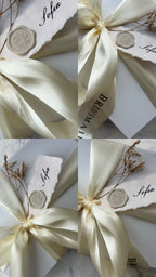 Bridesmaid Proposal Box -Cream Ribbon
