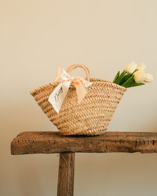 Basket Bag & Ribbon