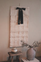 Christmas Advent Calendar - personalised velvet ribbon