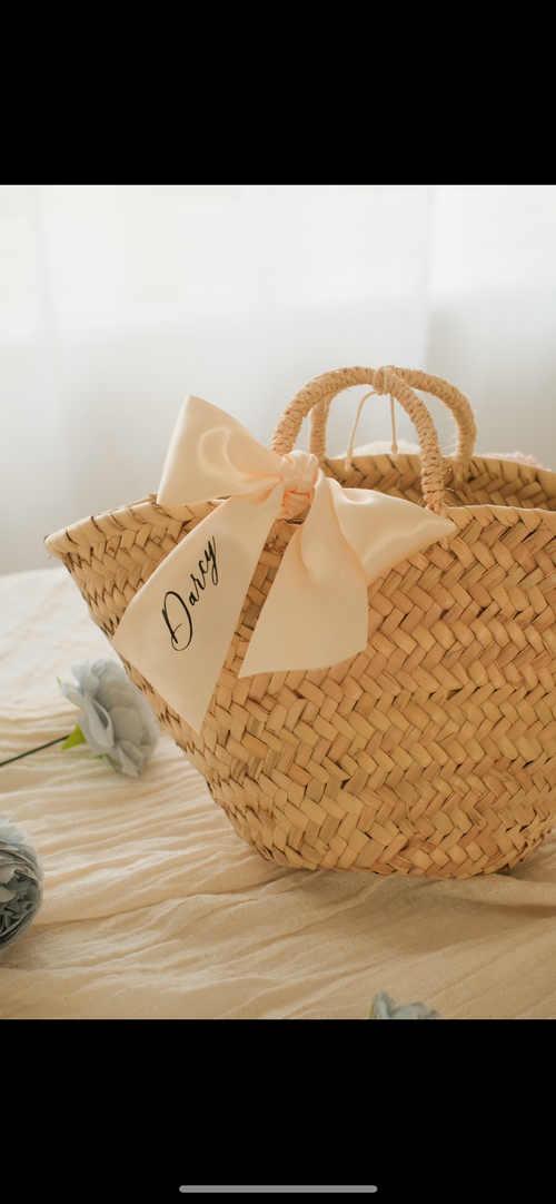 Basket Bag & Ribbon